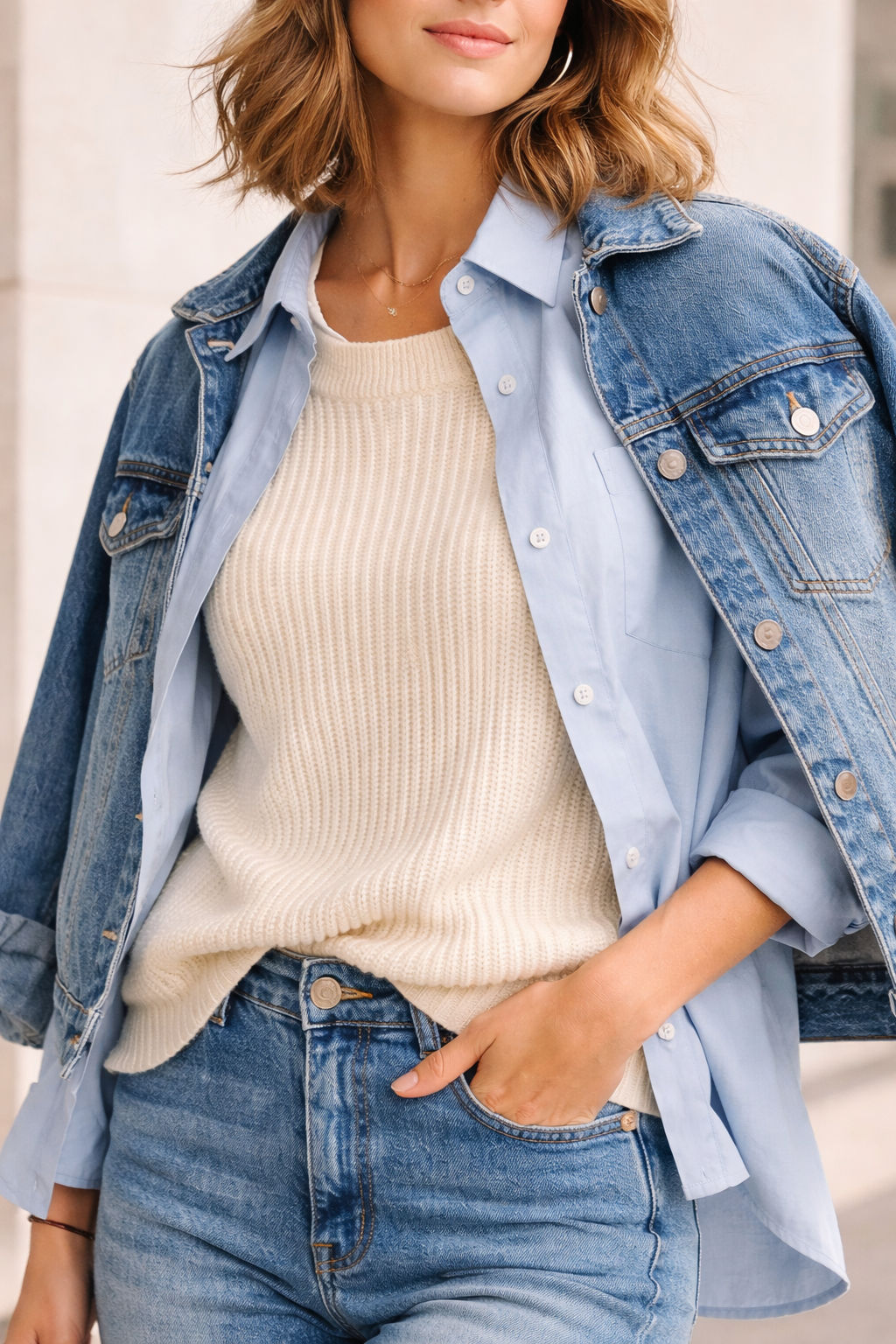 Тенденции при дамските блузи март 2026 - ризи, пуловери и умни преходни комбинации