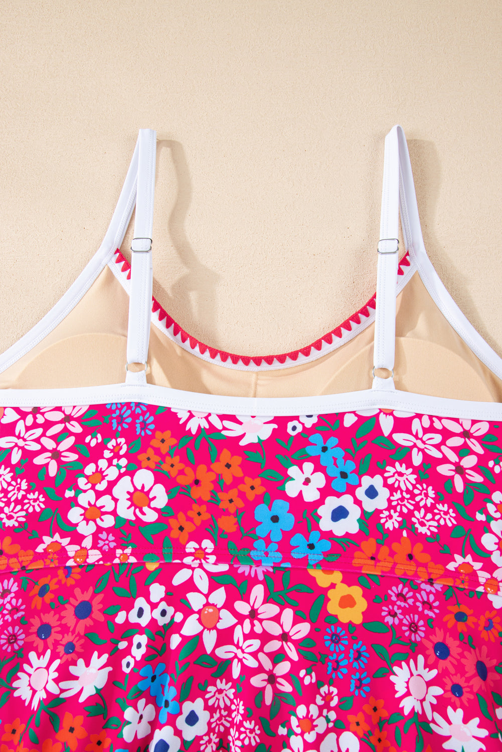 Floral print swim dress 
