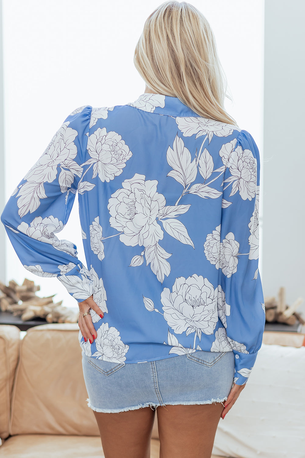 Floral print shirt 