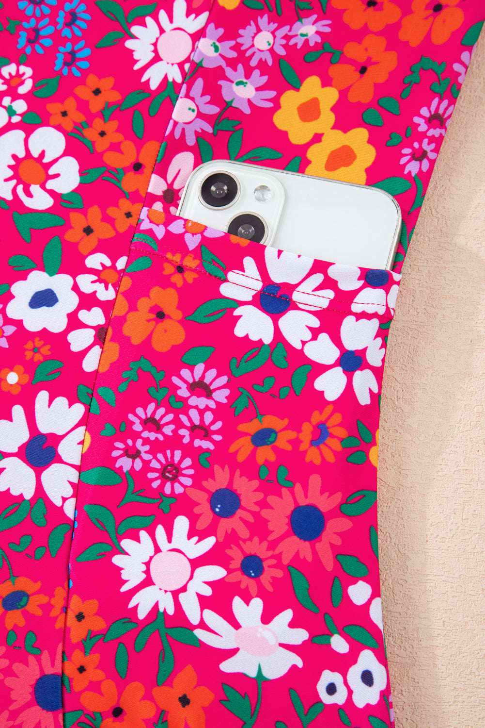 Floral print swim dress 