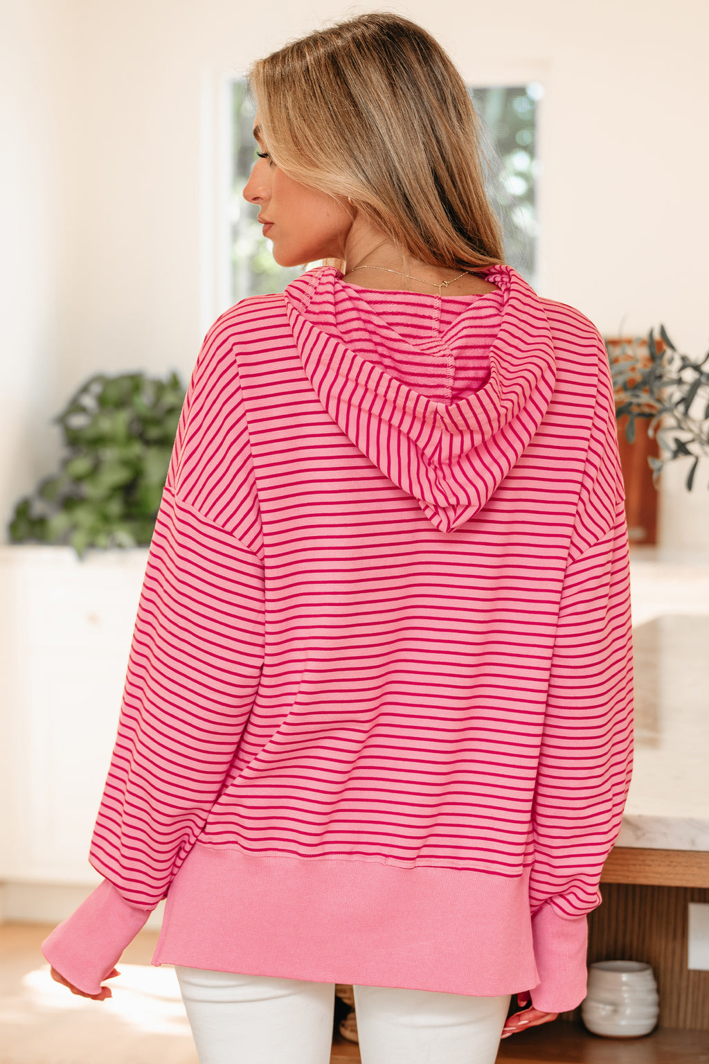 Striped cotton sweatshirt 
