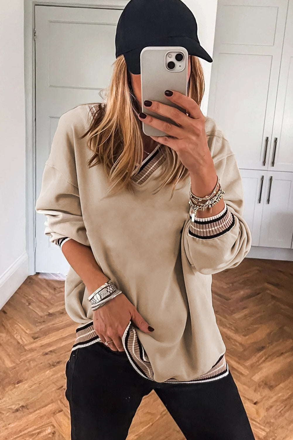 Блуза с дълъг ръкав