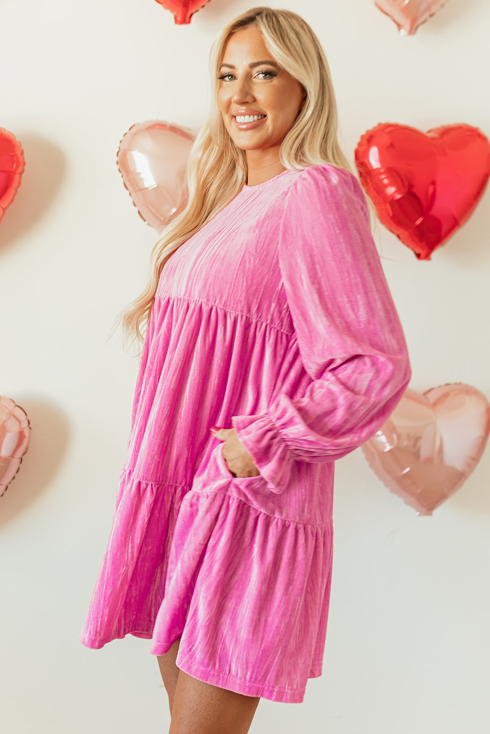 Рокля кадифе