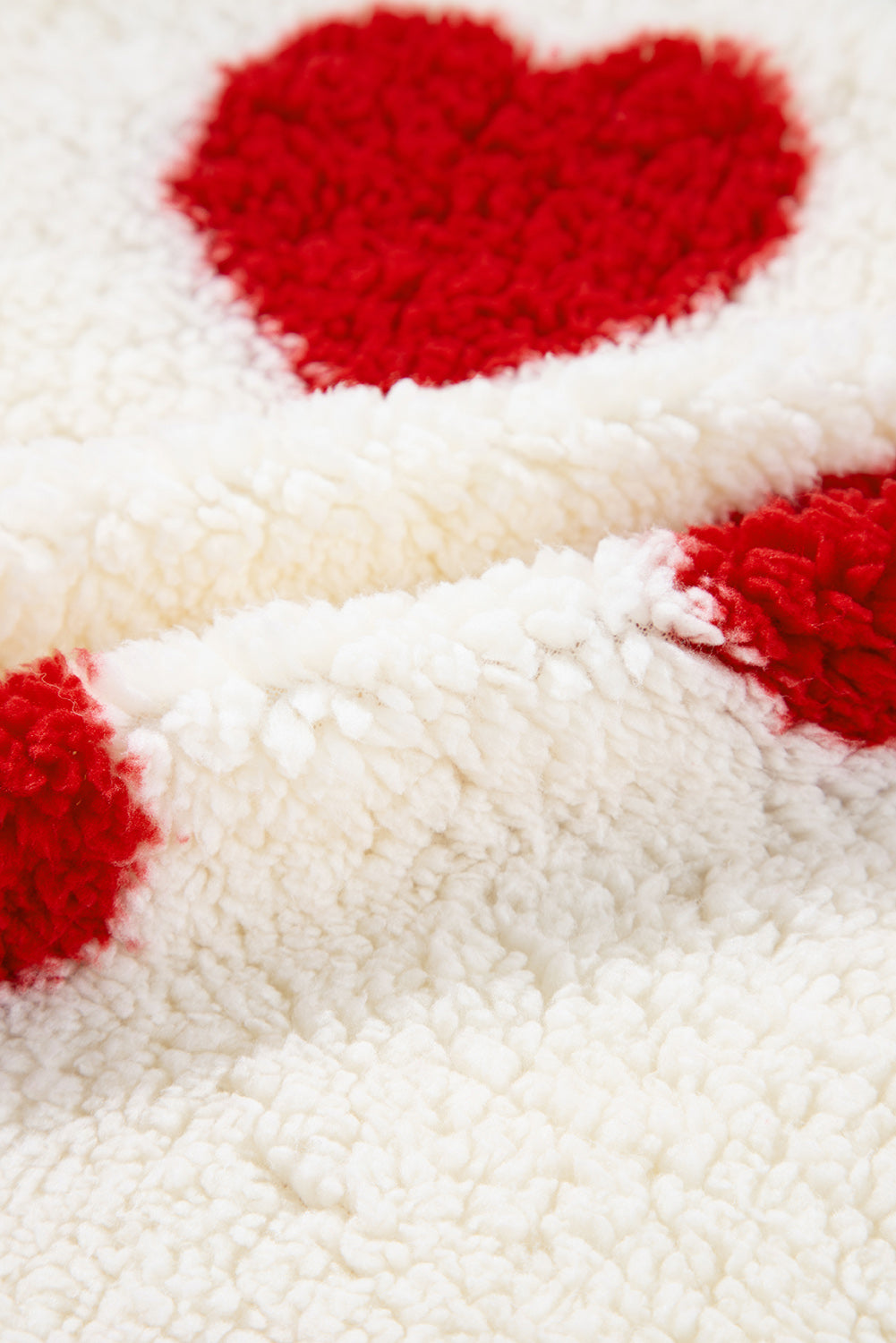 Heart print sweater 