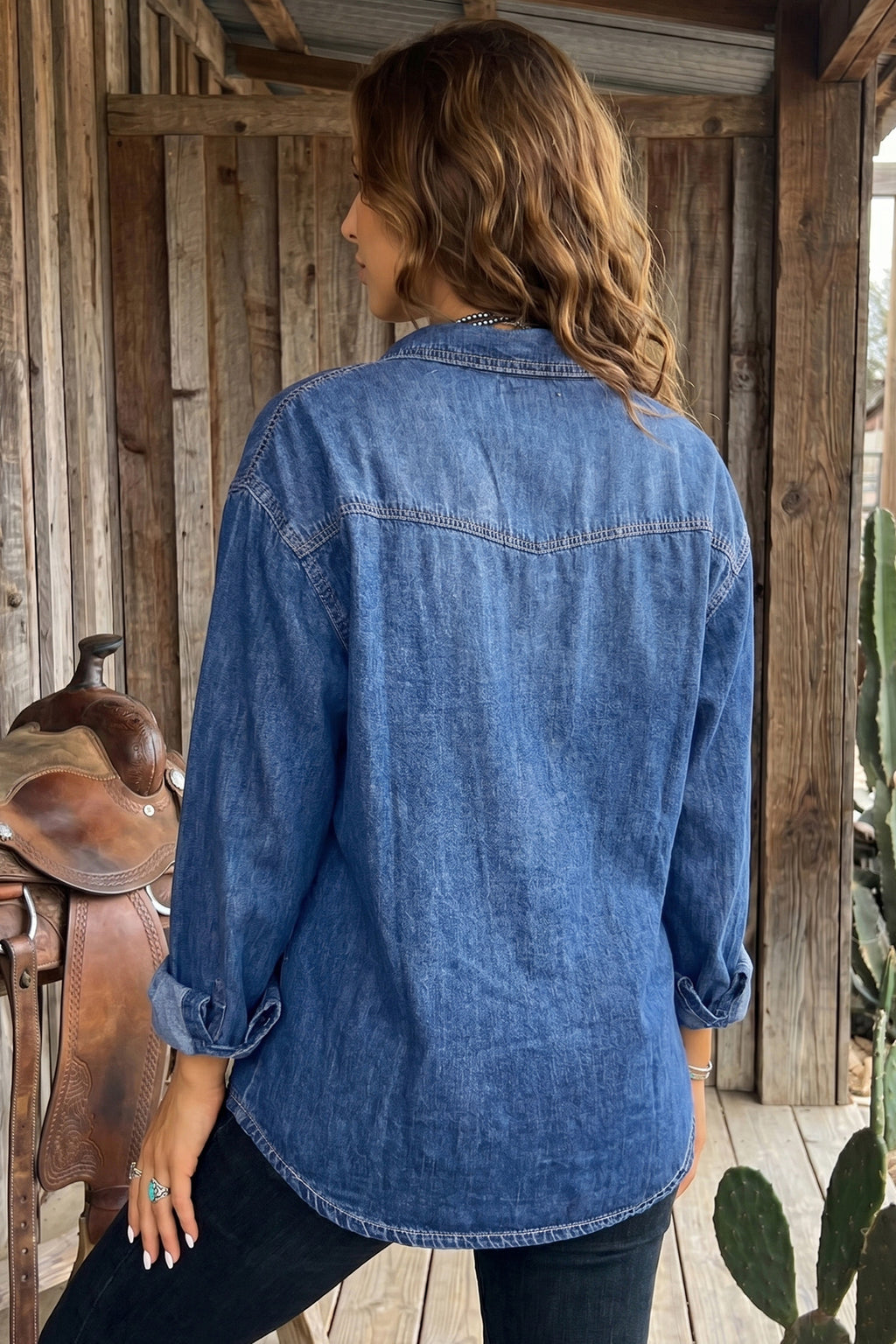 Denim shirt