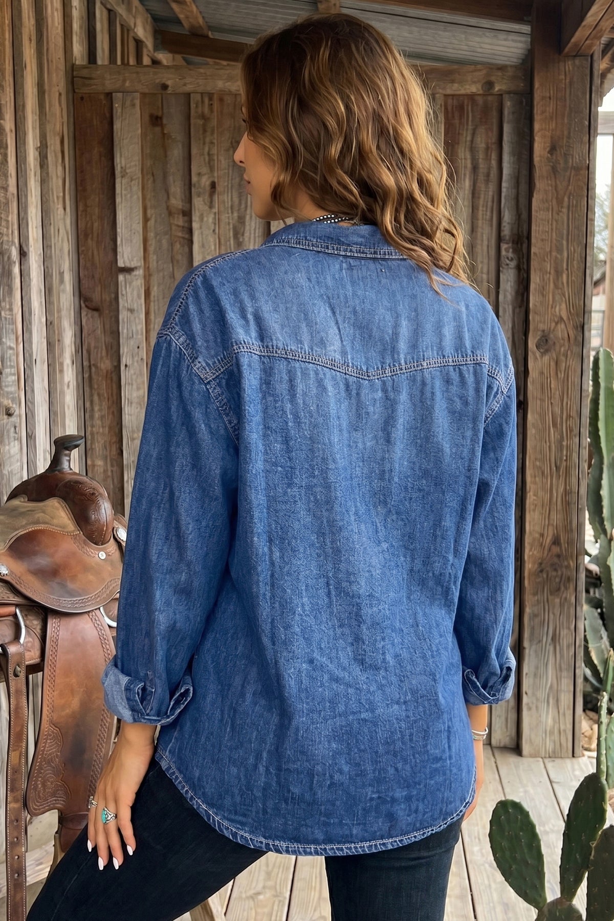Denim shirt
