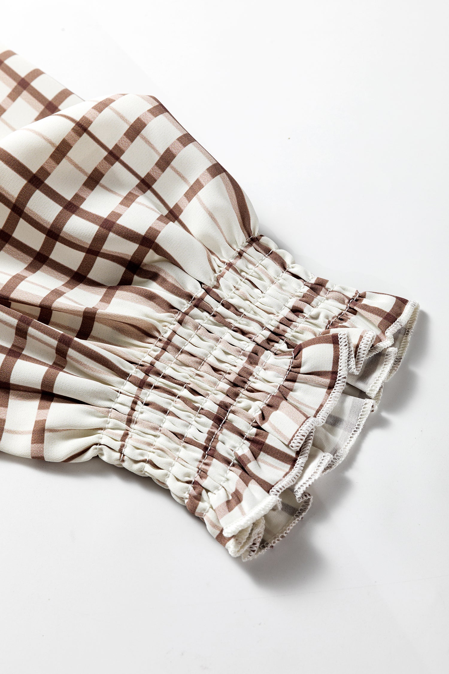 Карирана блуза