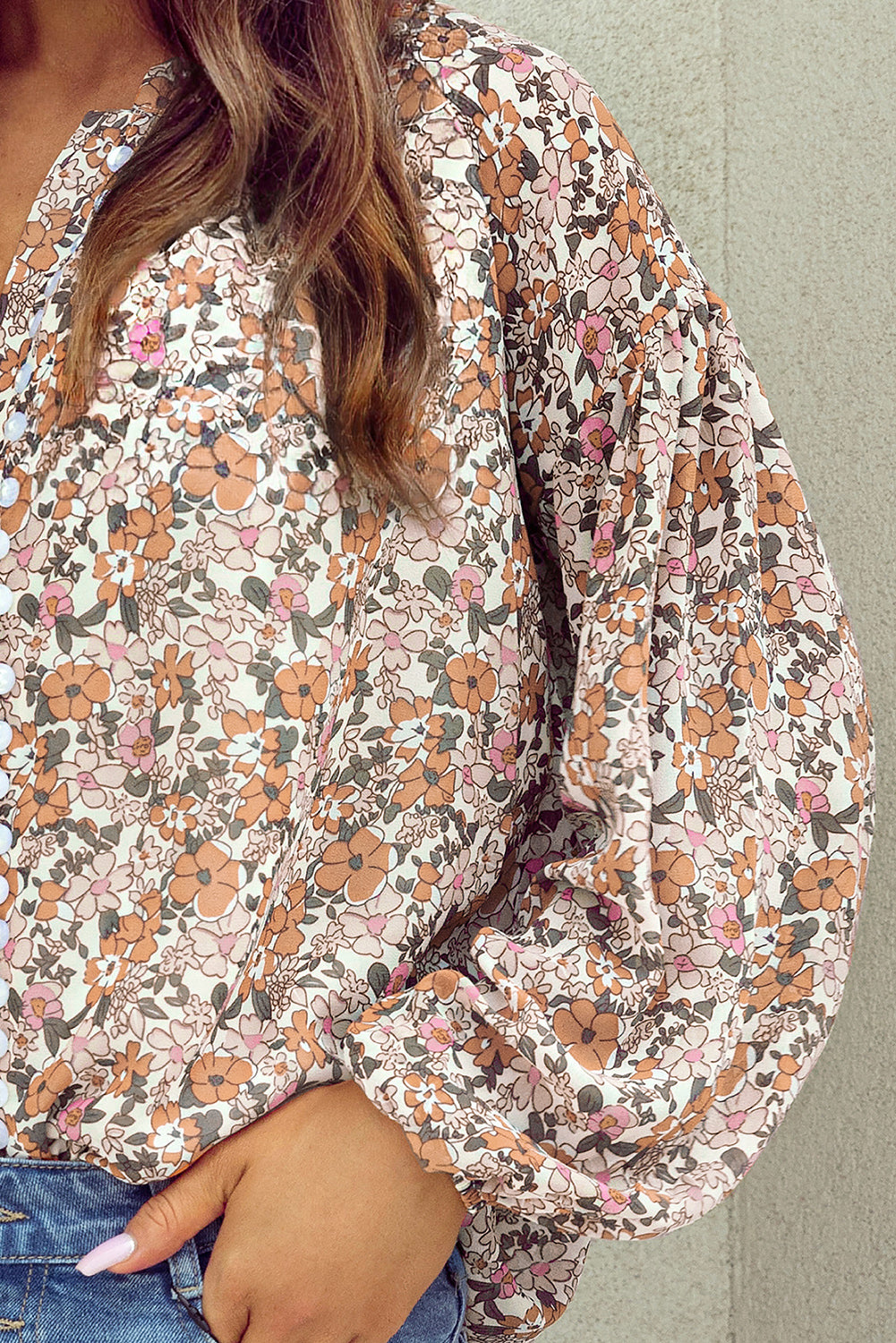 Floral print shirt 