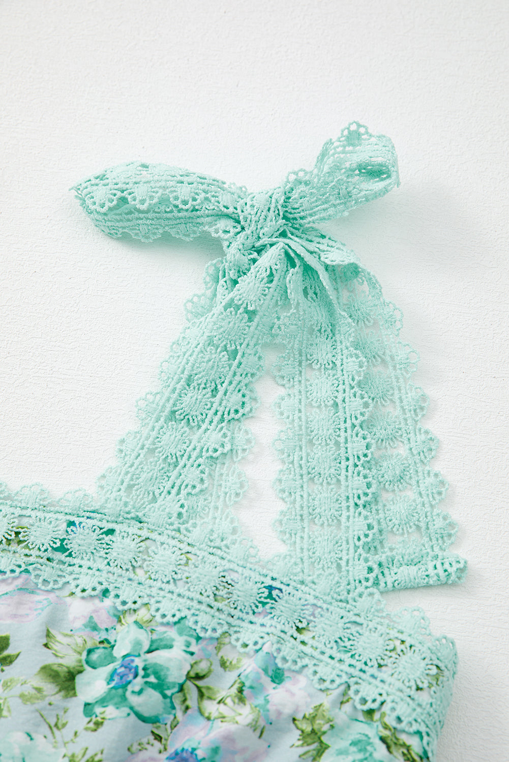 Long dress with floral print 