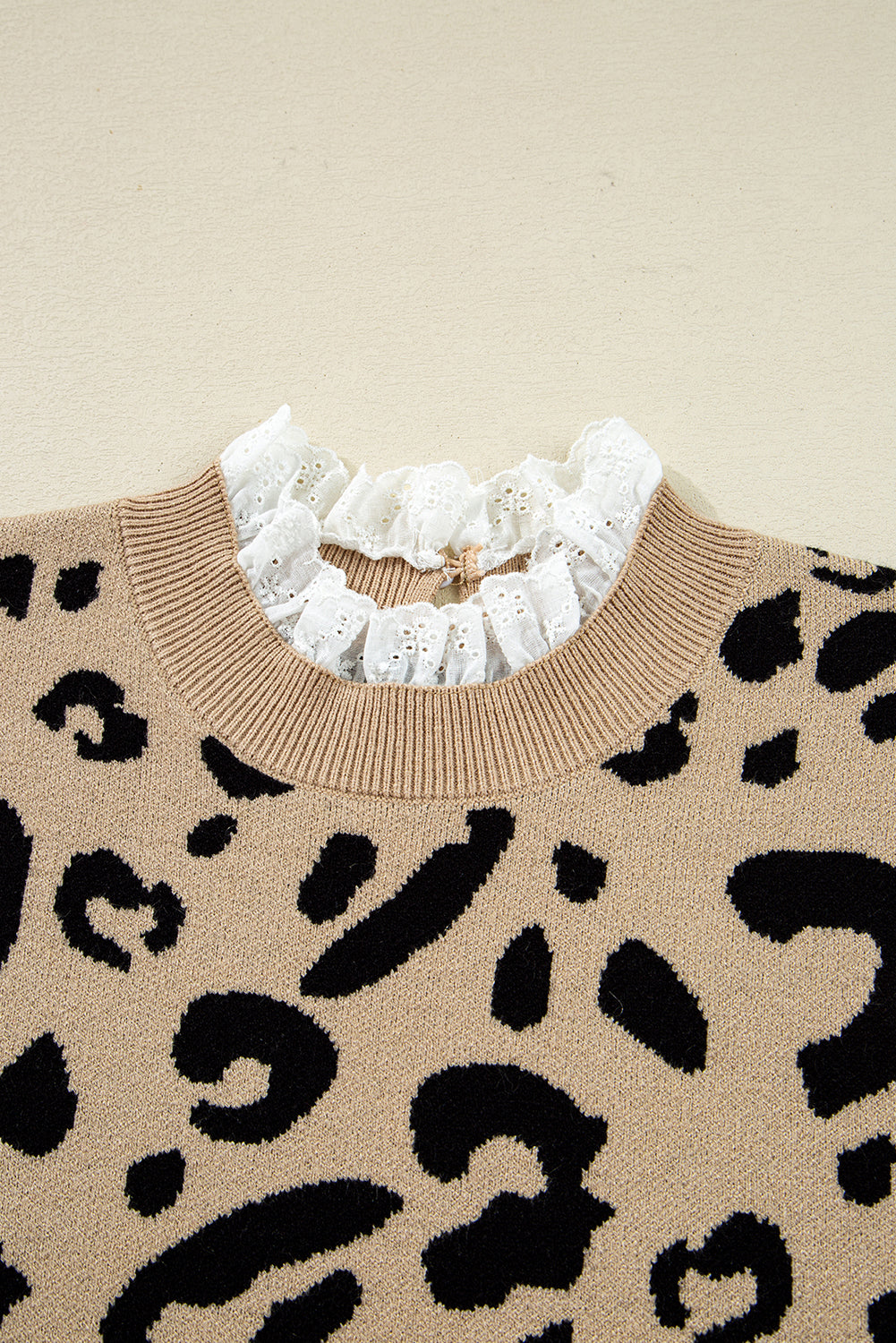 Leopard print sweater 