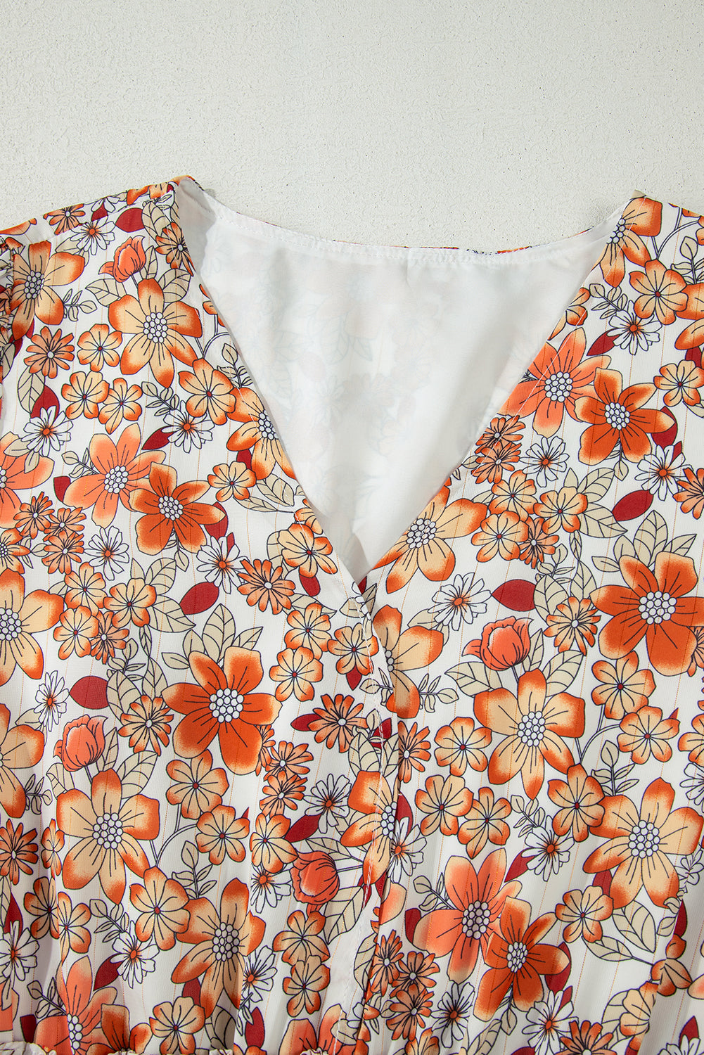 Дълга рокля с принт на цветя