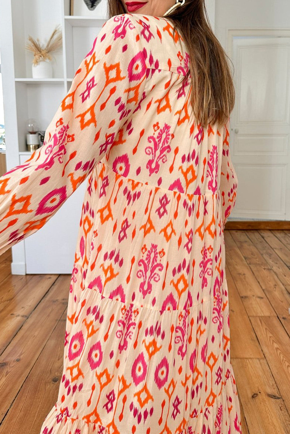 Long dress with print 