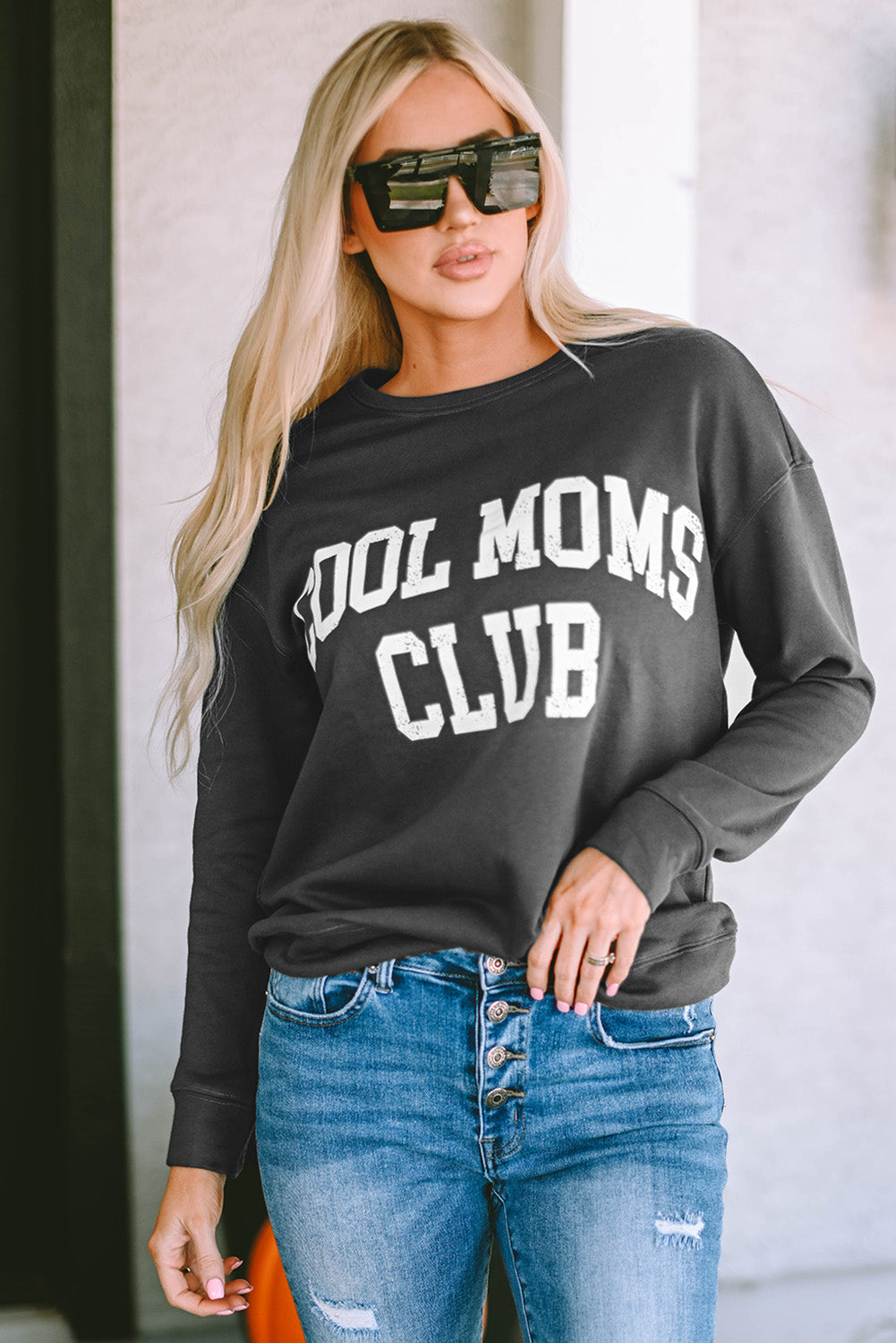 Блуза с надпис "Cool Moms Club"