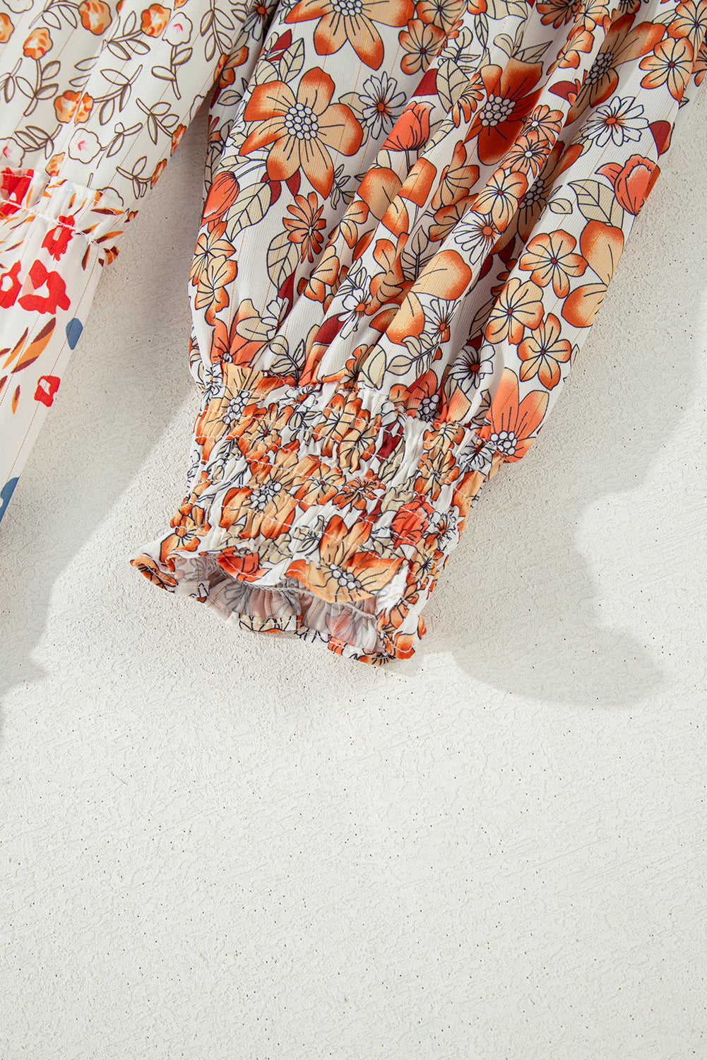 Дълга рокля с принт на цветя