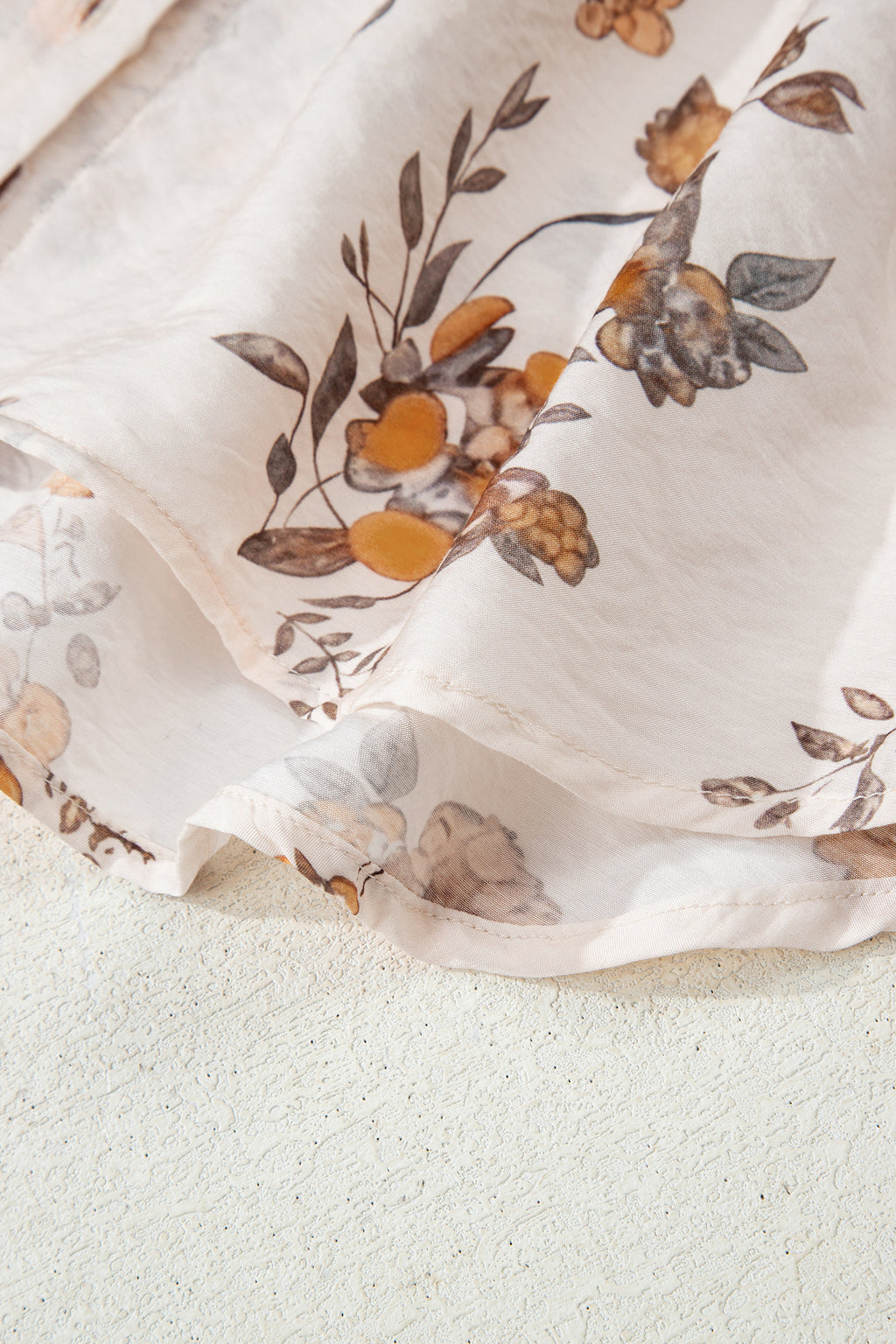 Риза с флорален принт