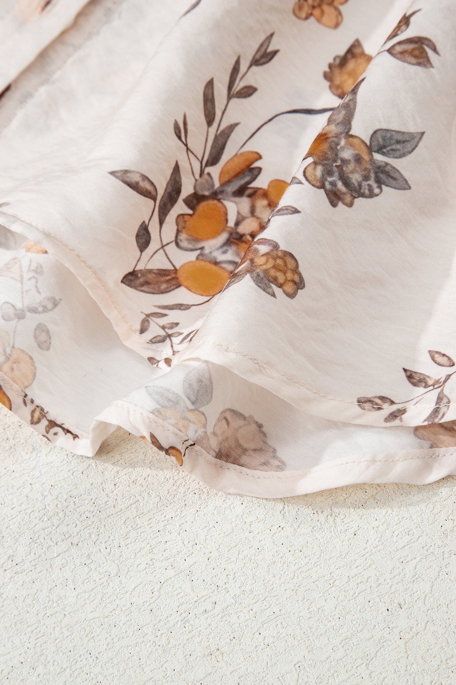 Риза с флорален принт