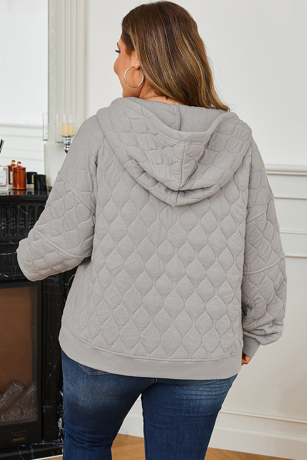 Quilted hoodie 