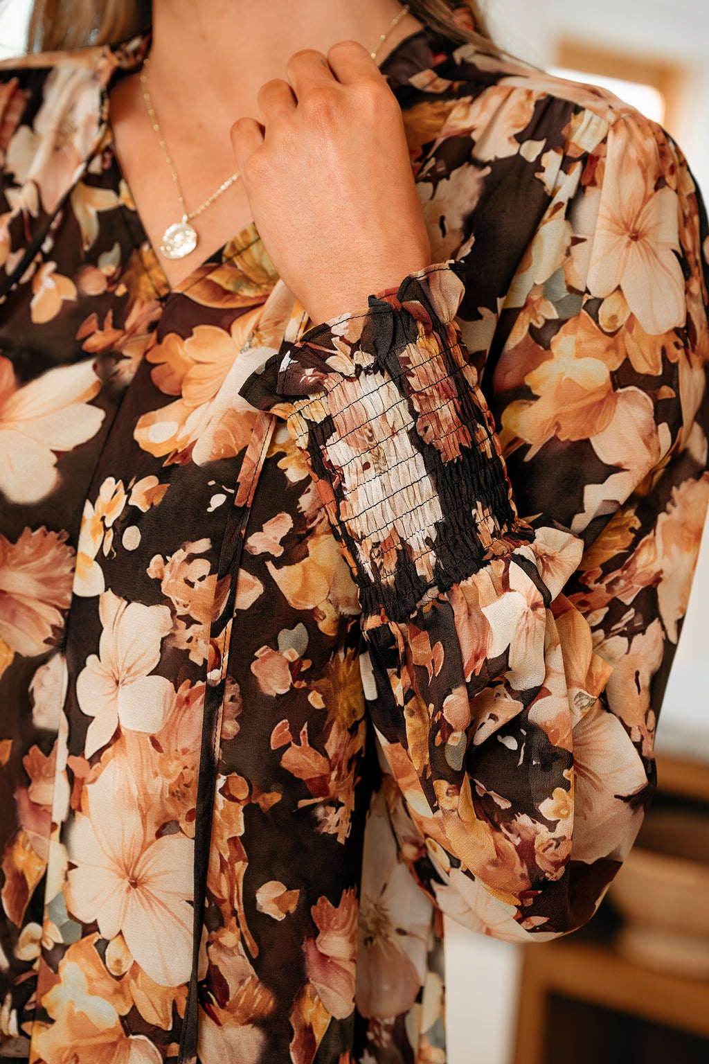 Блуза с дълъг ръкав