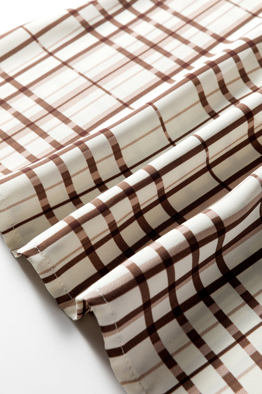 Карирана блуза