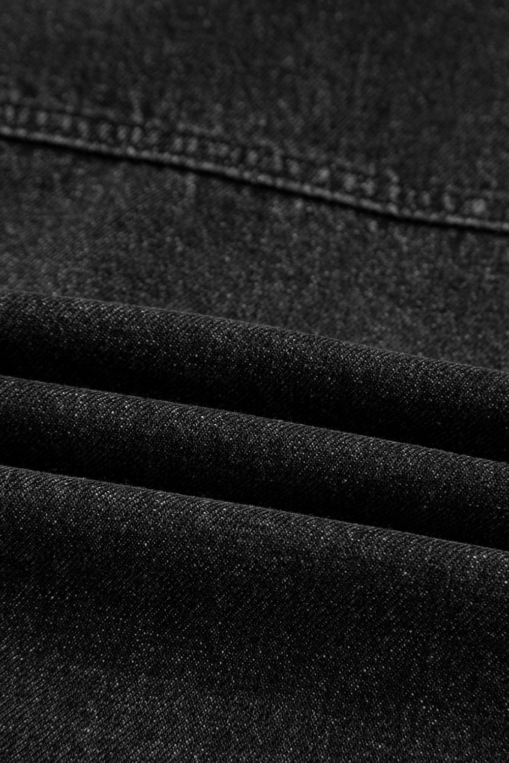 Denim jacket with hood 