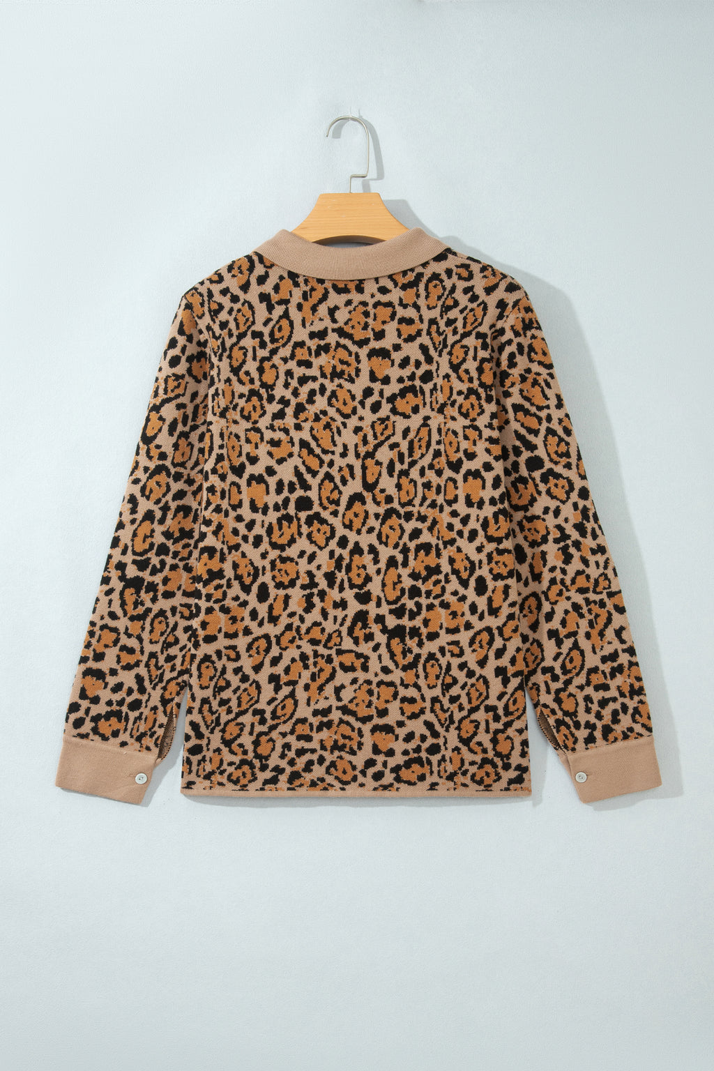 Жилетка с леопардов принт