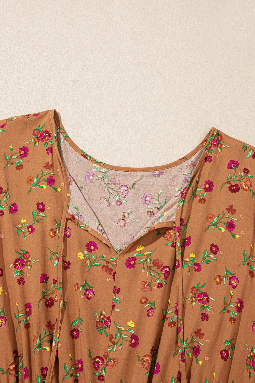 Дълга рокля с принт на цветя