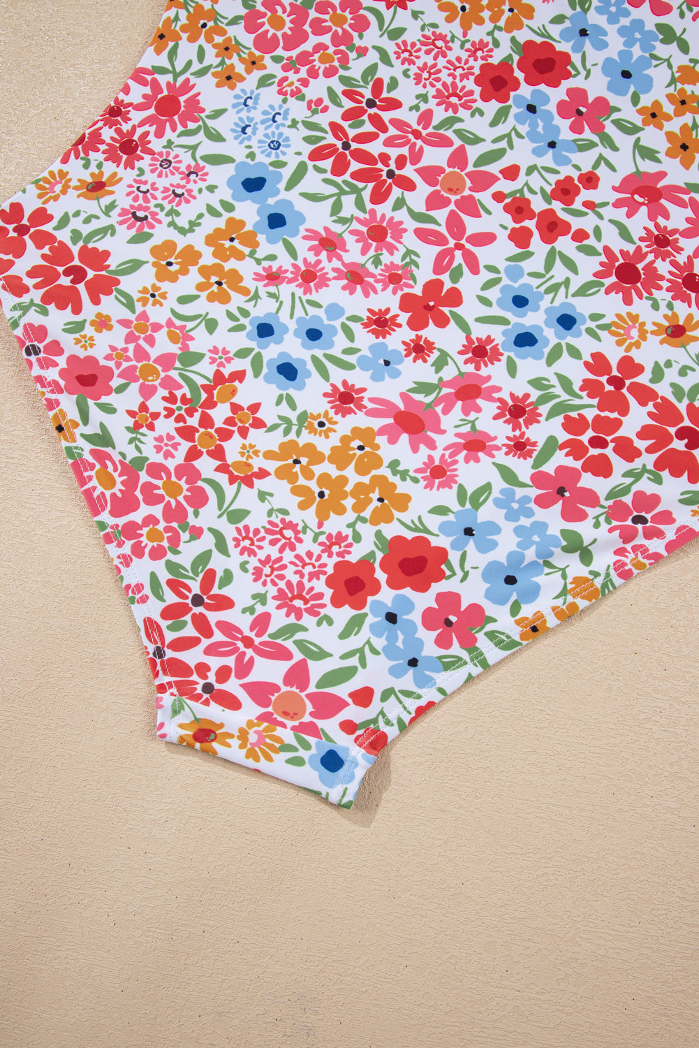 Floral print swim dress 