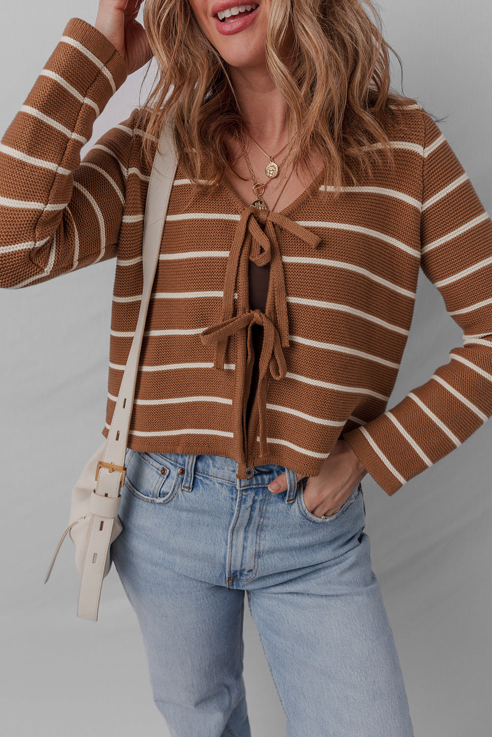 Striped cardigan 