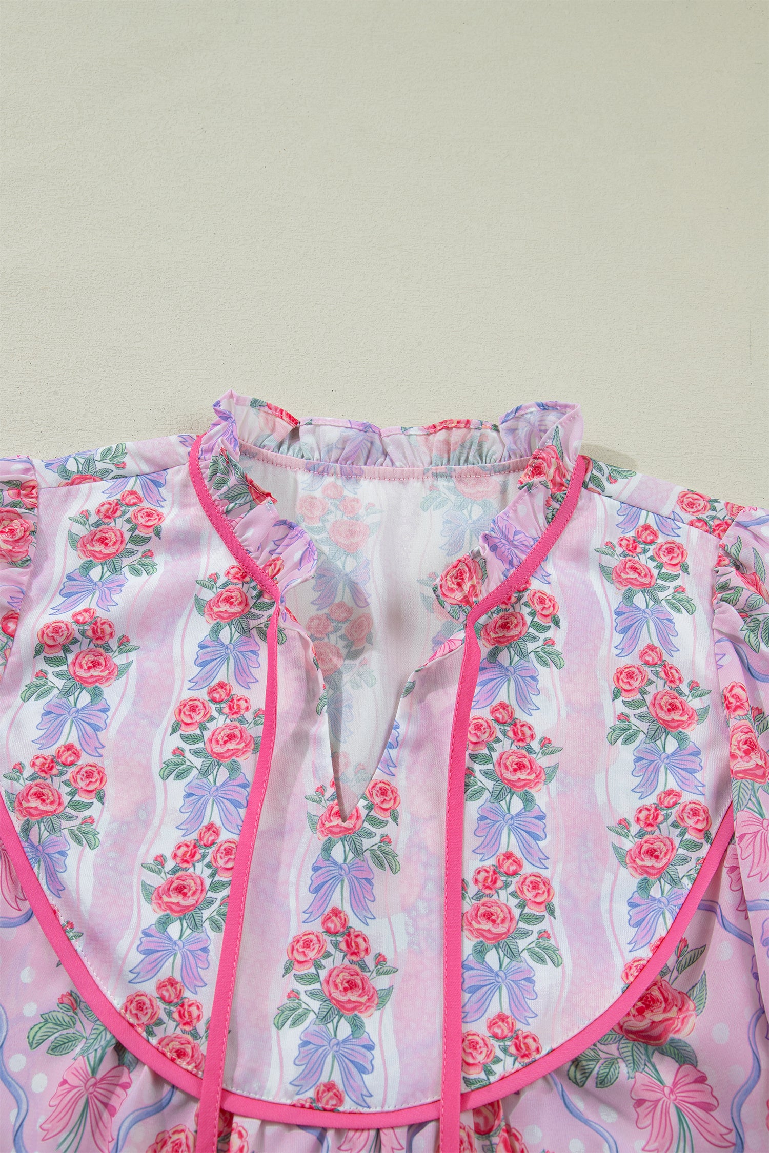 Блуза с флорален принт