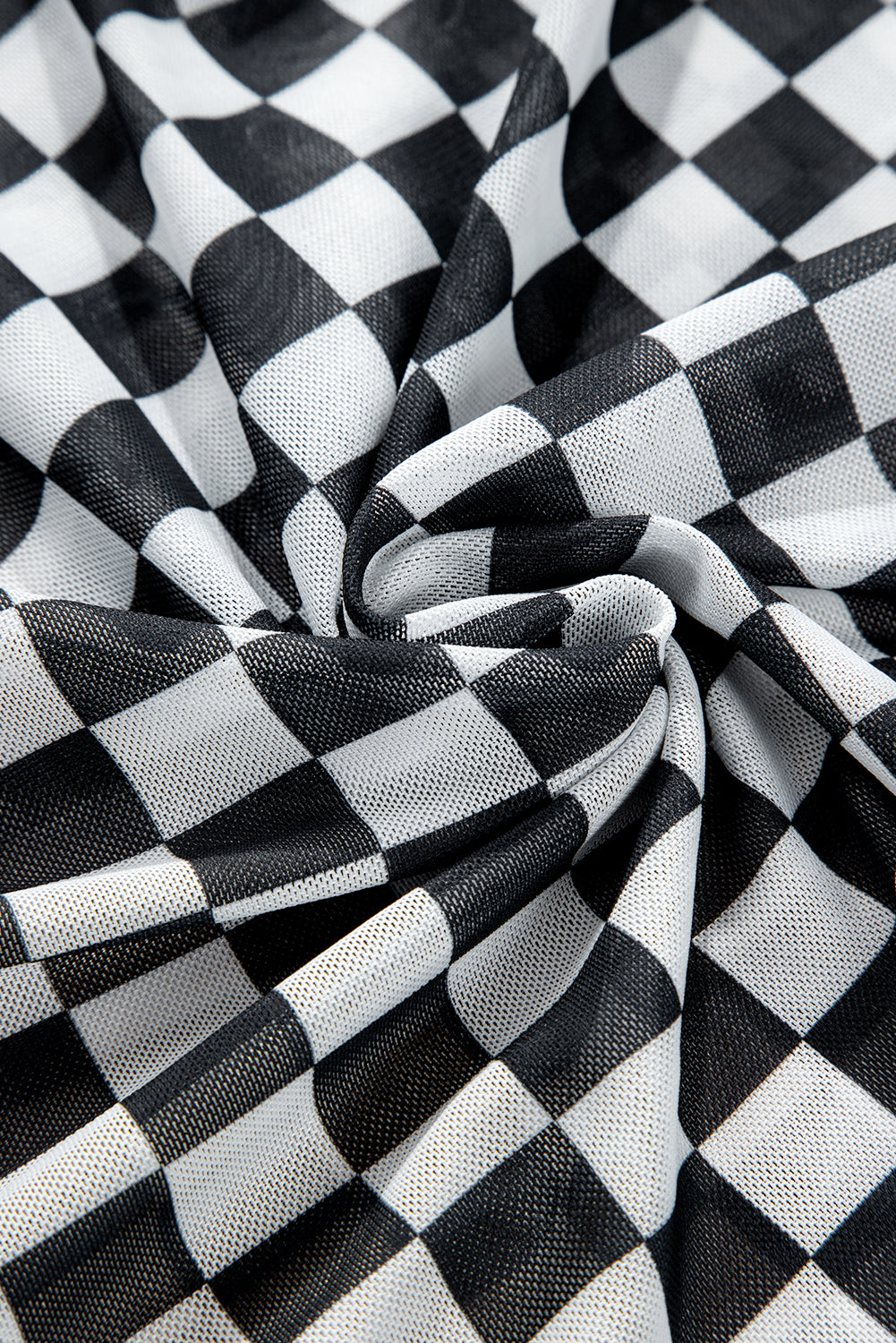 Боди с шахматен принт