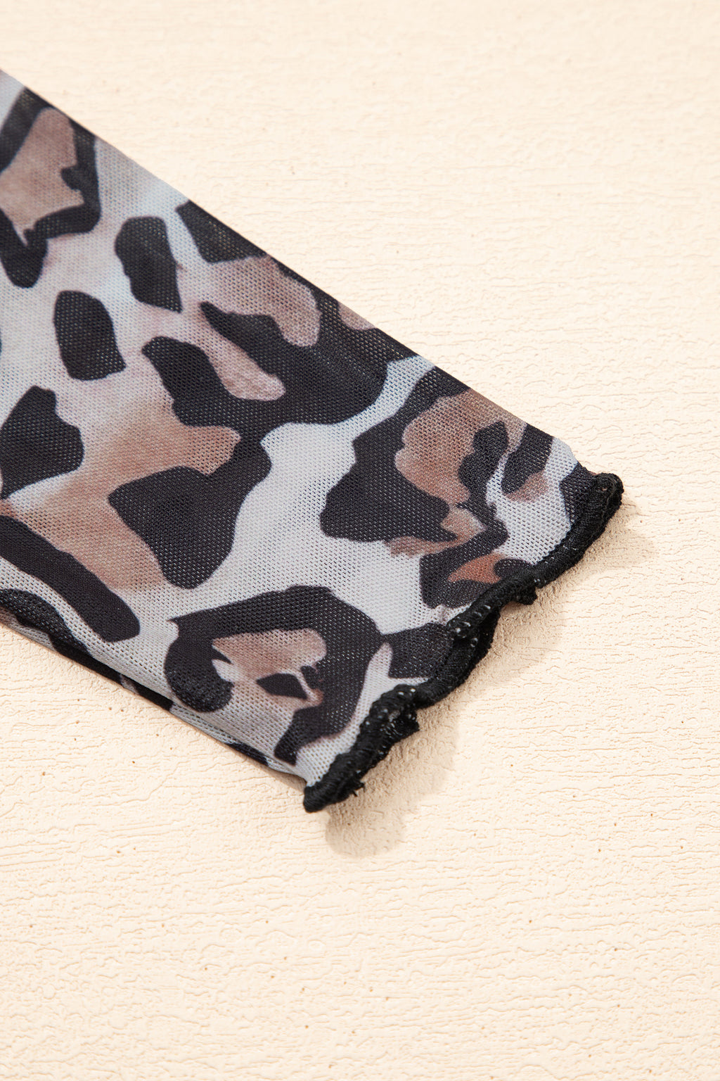 Блуза с леопардов принт