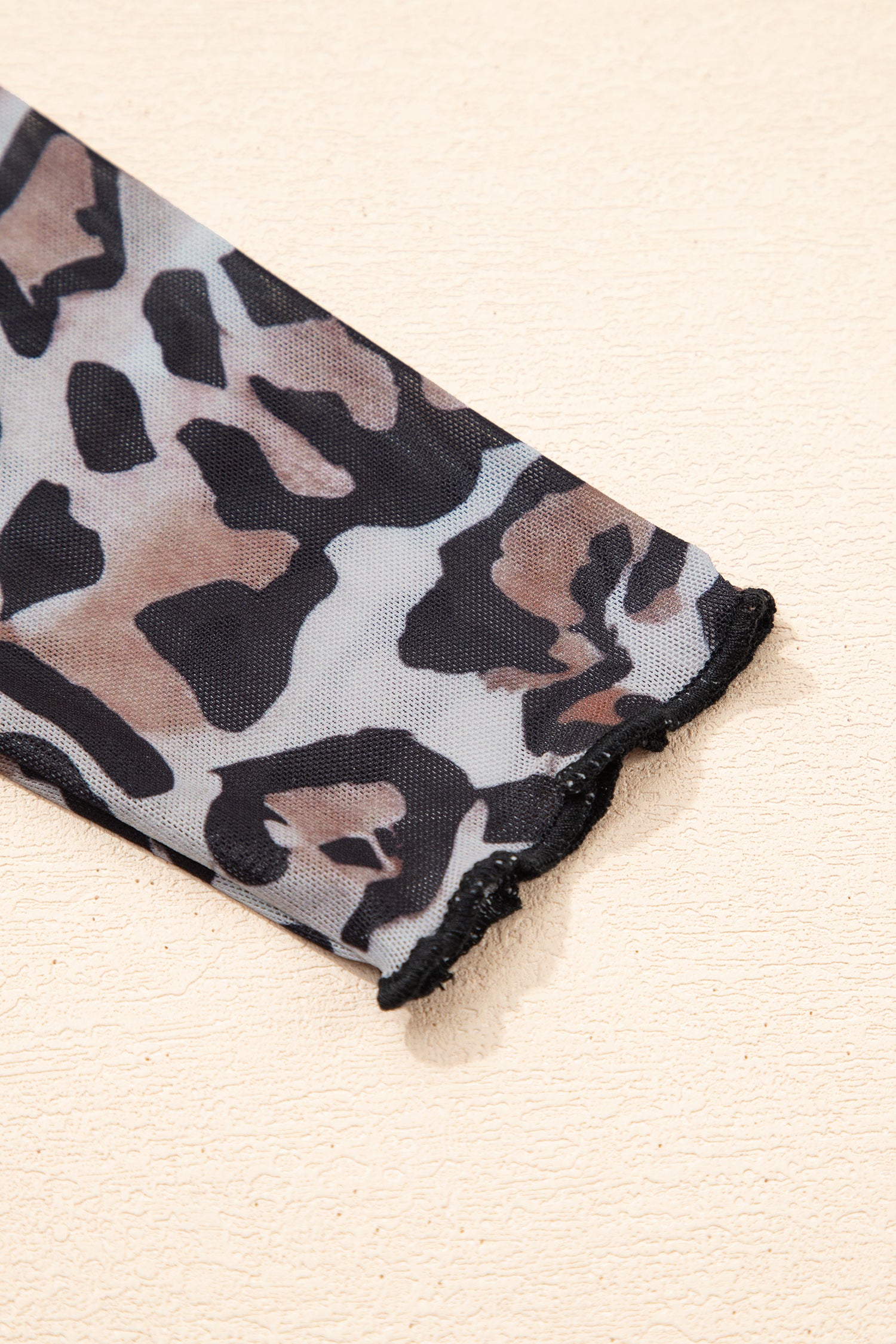 Блуза с леопардов принт