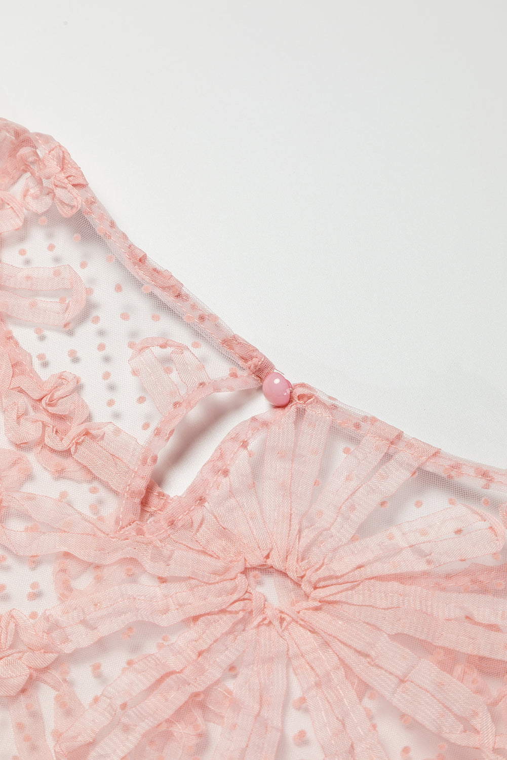 Комплект от две части - мрежеста блуза и потник