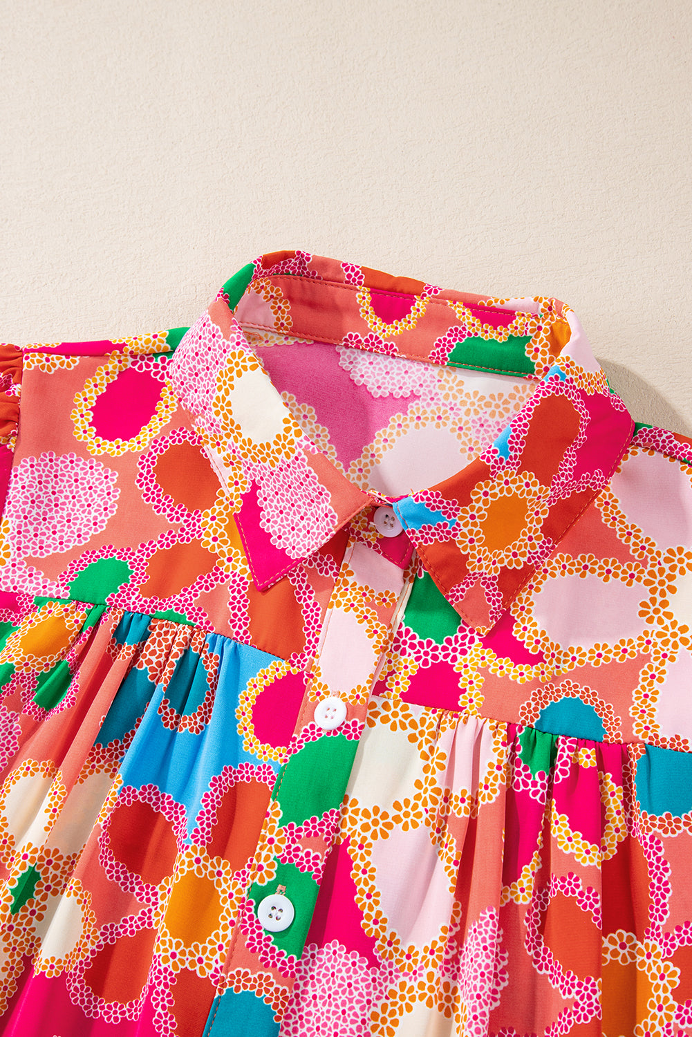 Риза с принт на цветя