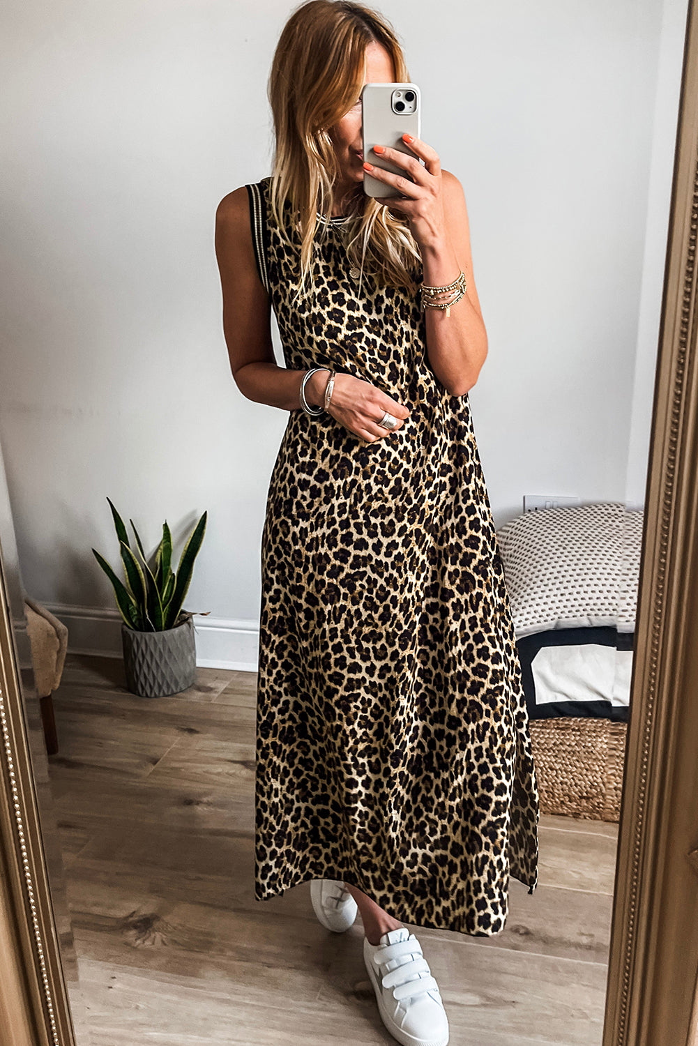 Leopard print dress 