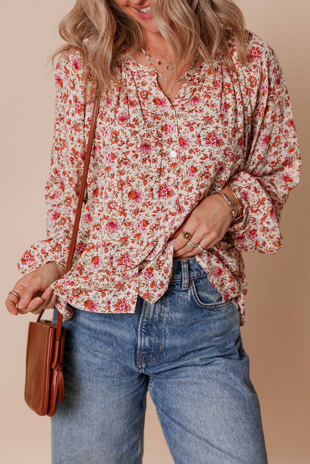 Floral print shirt 