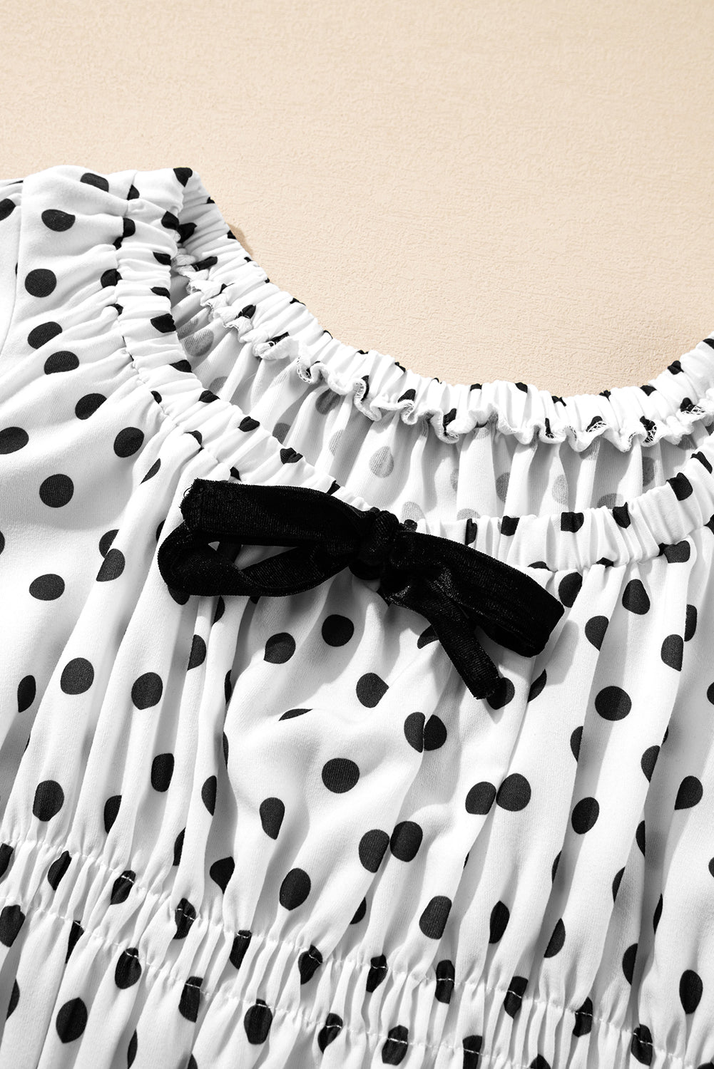 Polka dot print blouse 