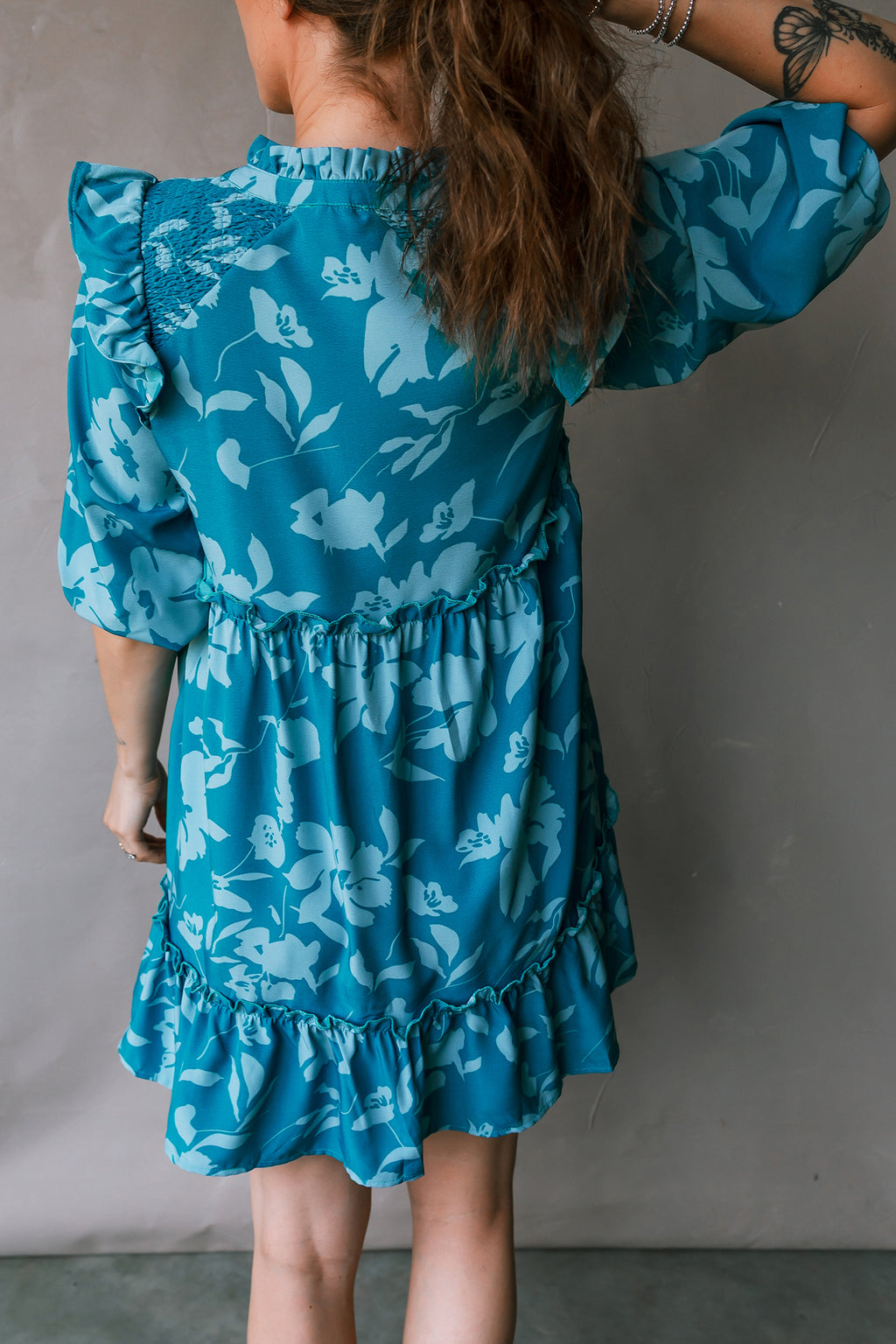 Floral print dress 