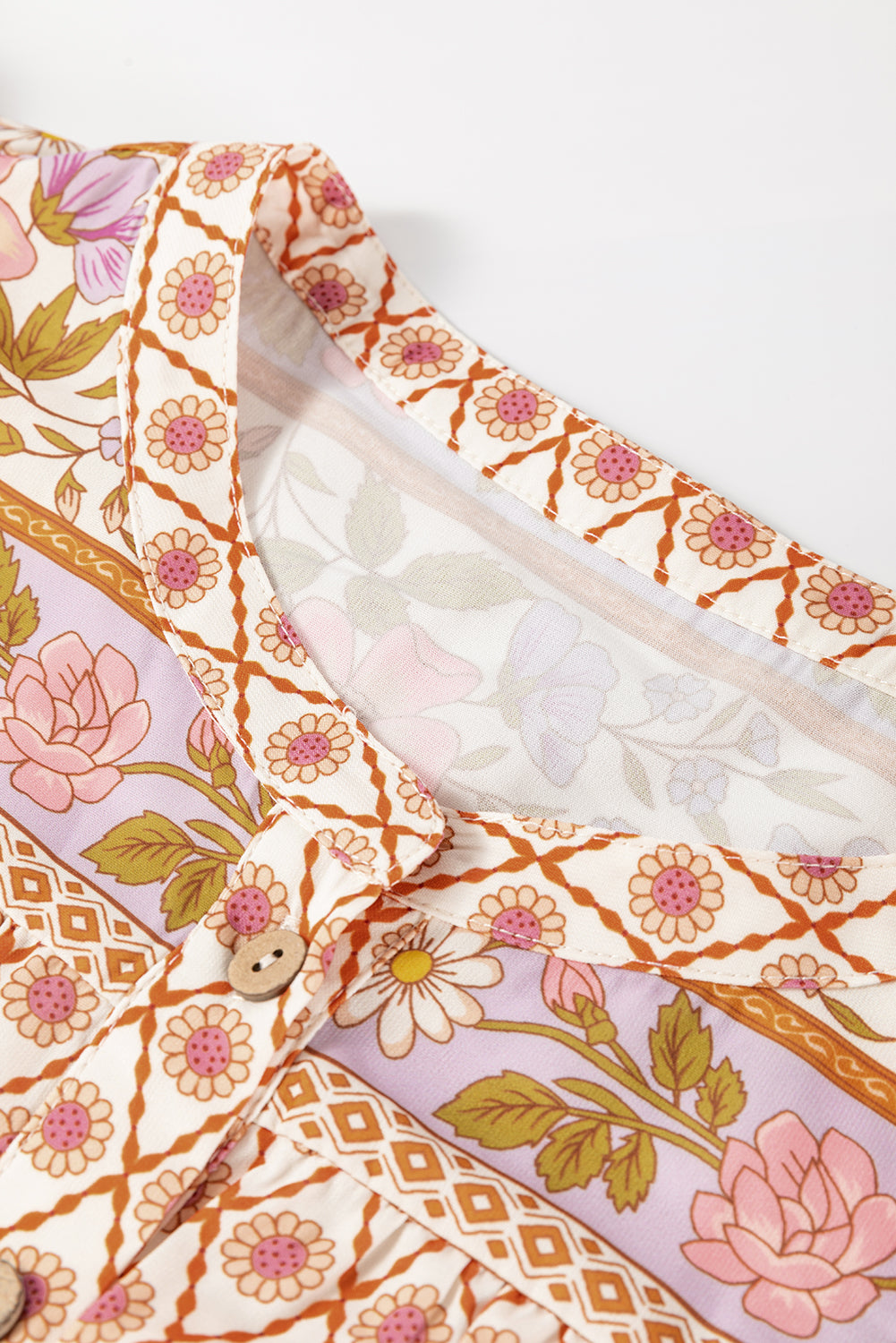 Риза с флорален принт