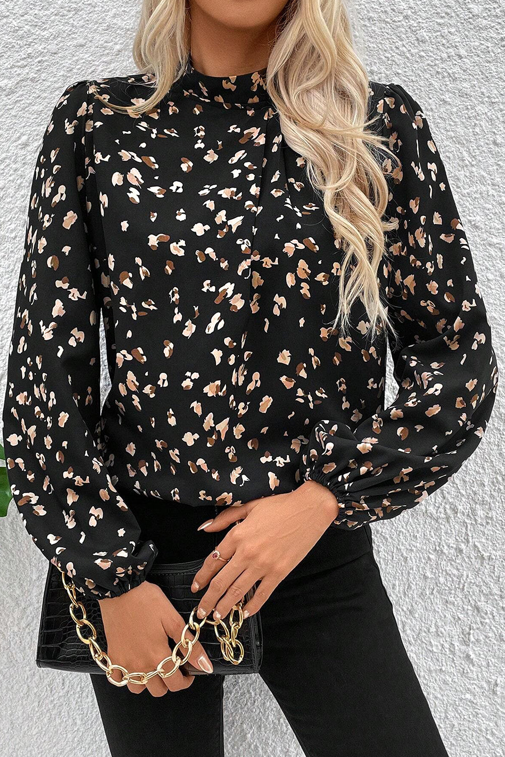 Long-sleeved blouse 