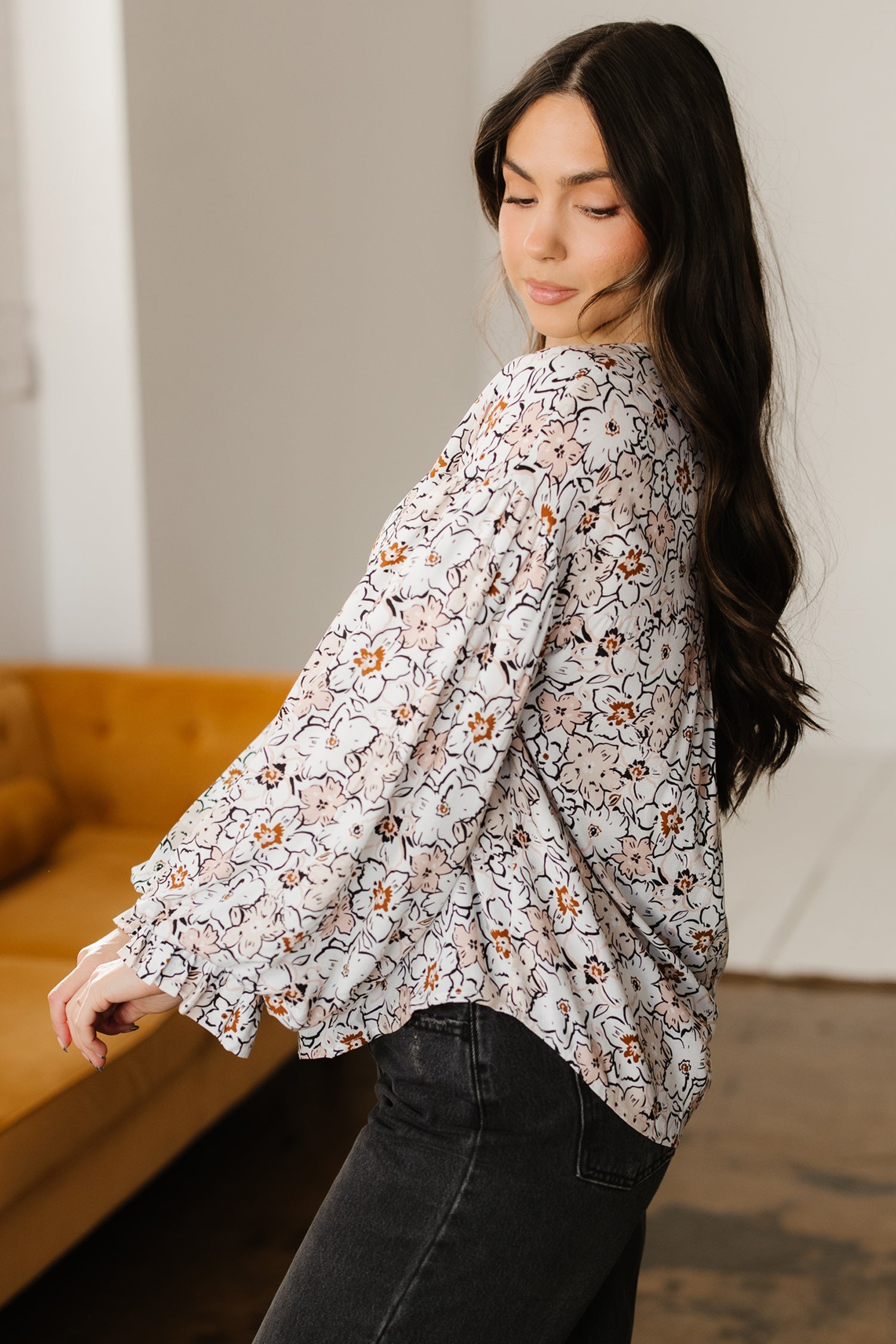 Floral print shirt 