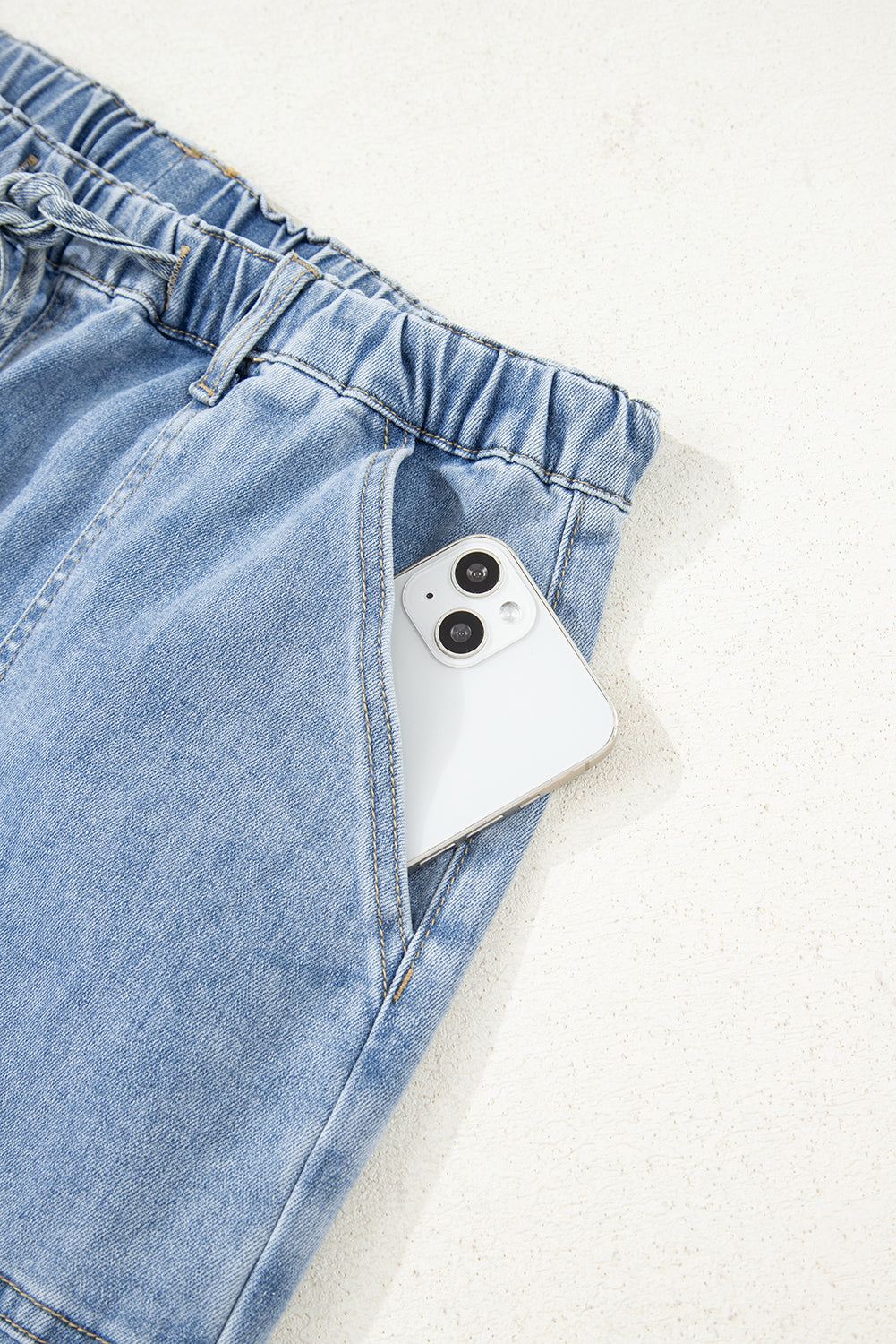 Дънки с ластична талия