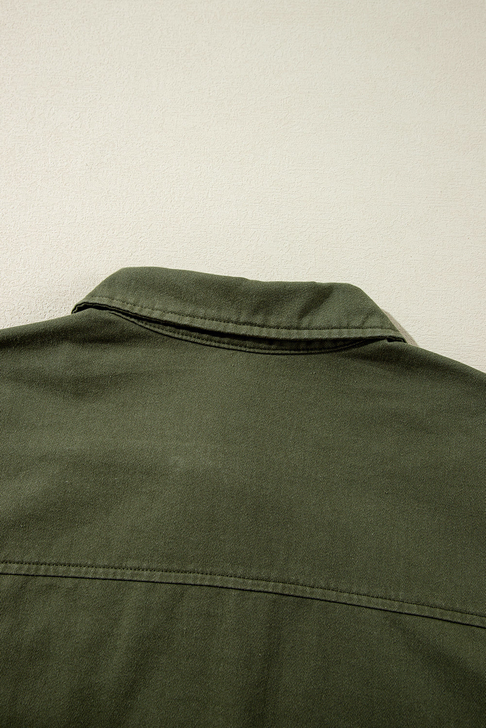 Cotton jacket with zip and buttons 