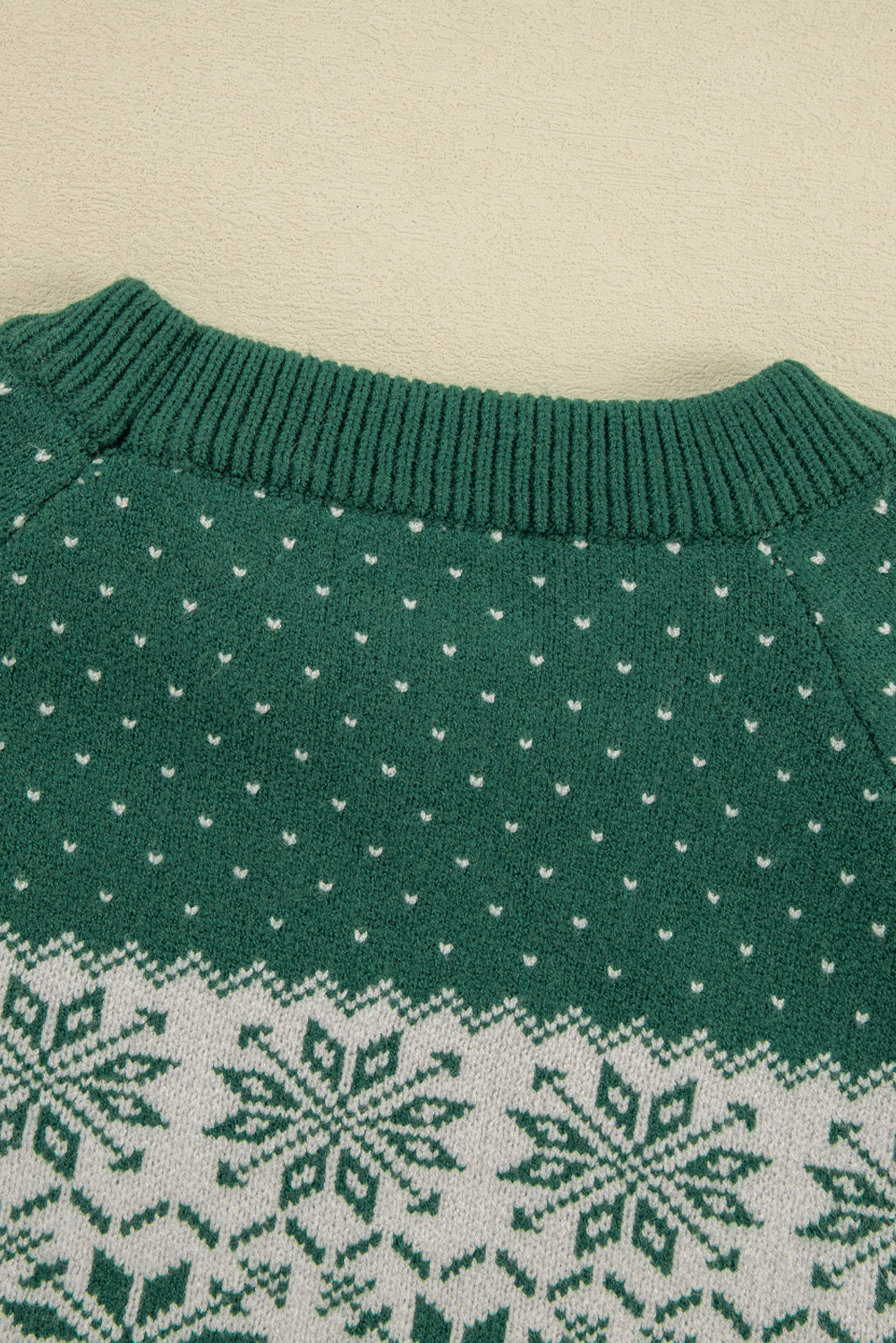 Snowflake print sweater 