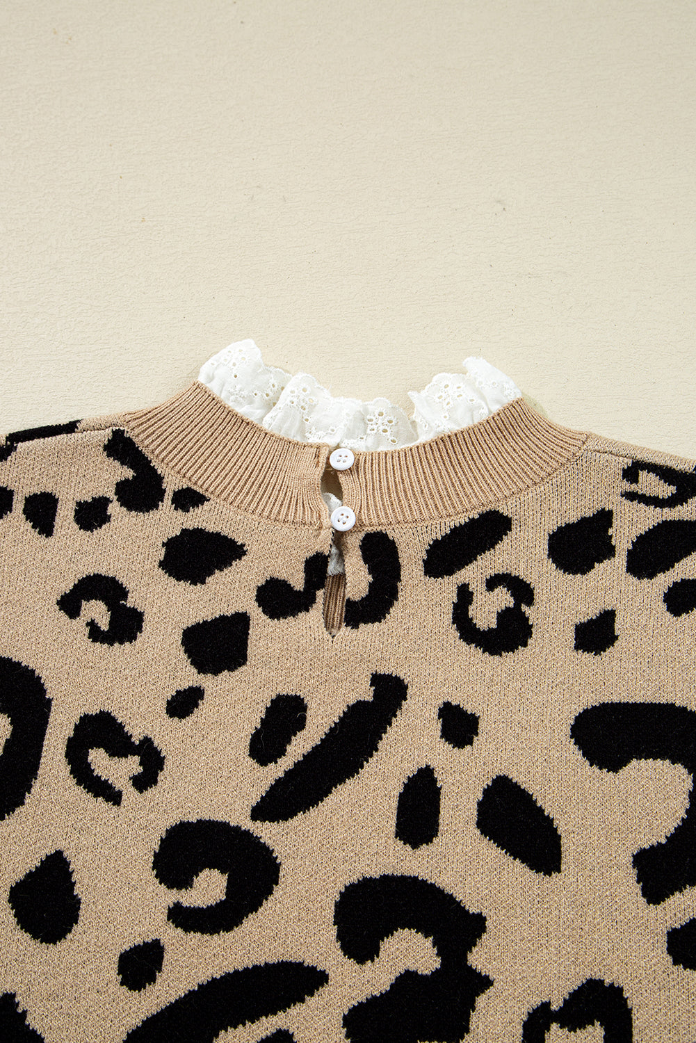 Leopard print sweater 