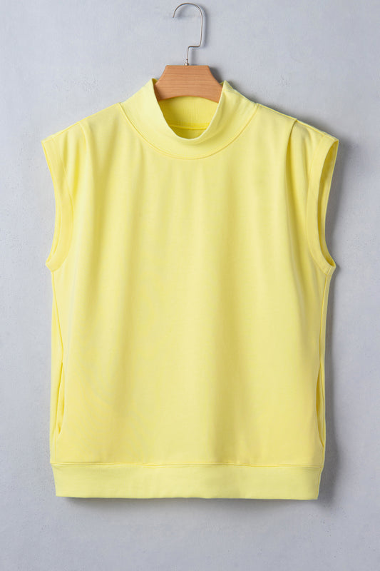 дамска светложълта блуза