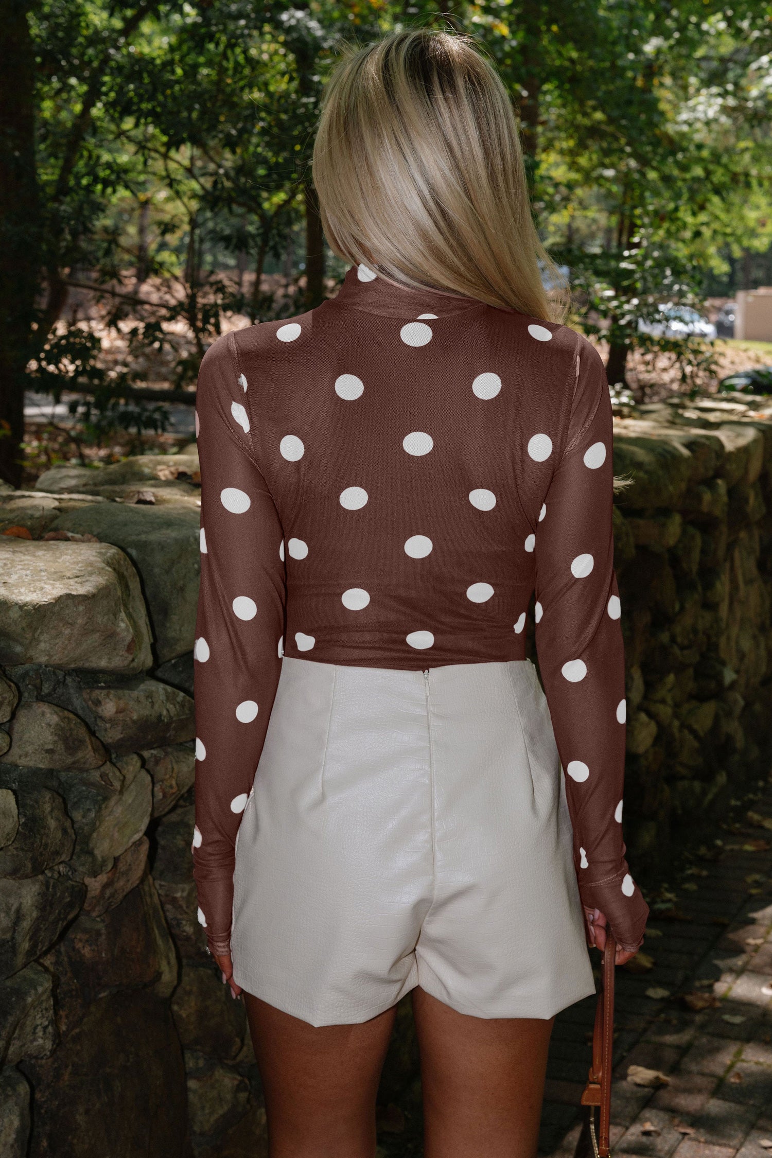 Dot print bodysuit 