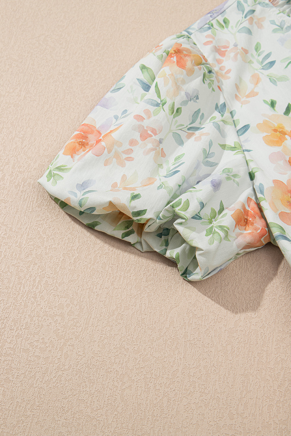 Cotton dress with floral print 