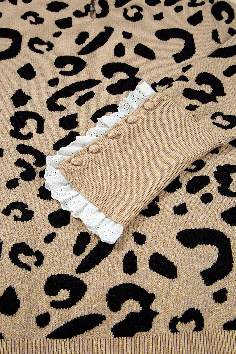 Leopard print sweater 
