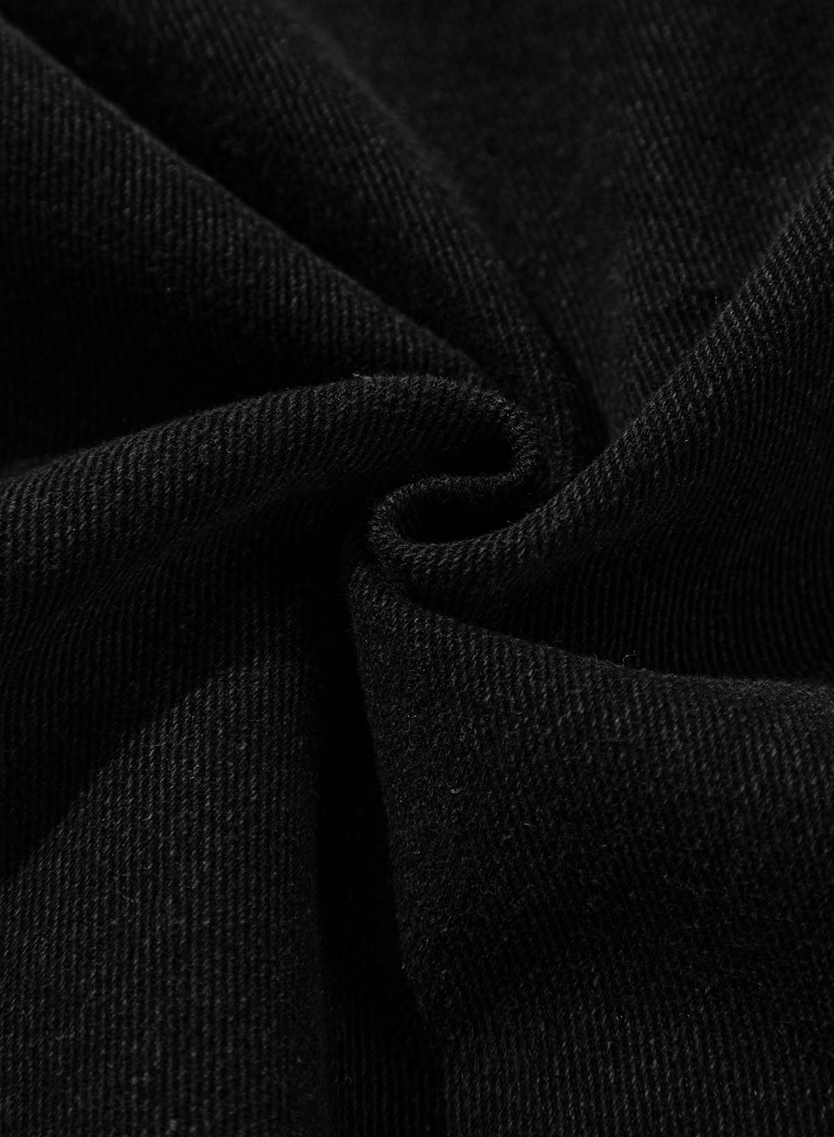 Denim jacket with lapel